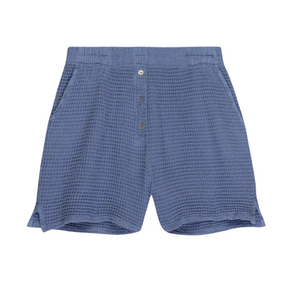 DONNI waffle henley short - Picture 2 of 8